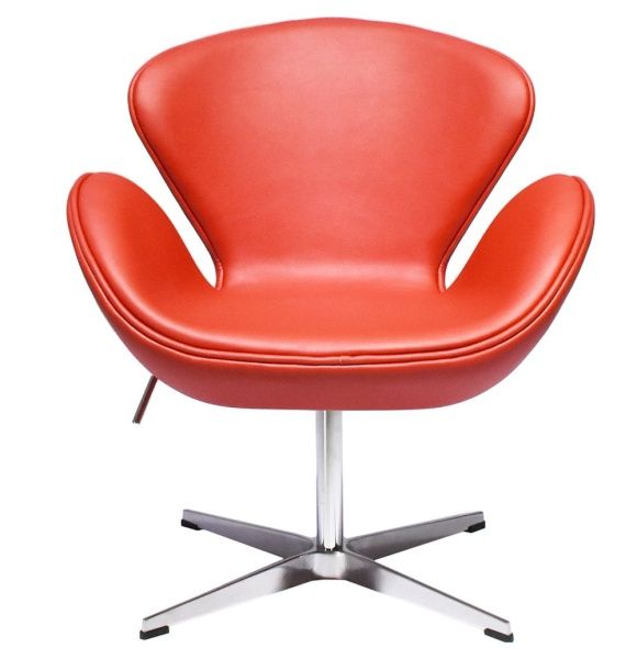 Купить Кресло SWAN CHAIR красный по низкой цене Купить Кресло SWAN CHAIR красный по низкой цене