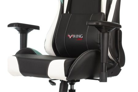 Кресла для геймеров - Кресло игровое Zombie VIKING TANK черный/серый/белый искусственная кожа с подголов. крестовина металл