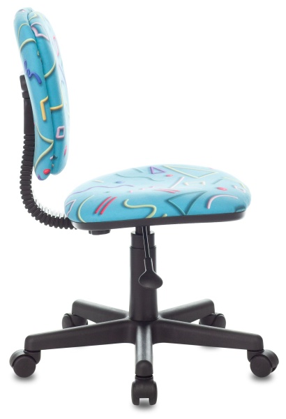 Кресло детское Бюрократ CH-204NX голубой Sticks 06 крестовина пластик Кресло детское Бюрократ CH-204NX голубой Sticks 06 крестовина пластик