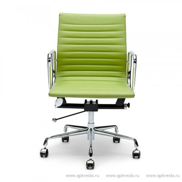 Кресло Eames (Эймс) Ribbed салатовое
