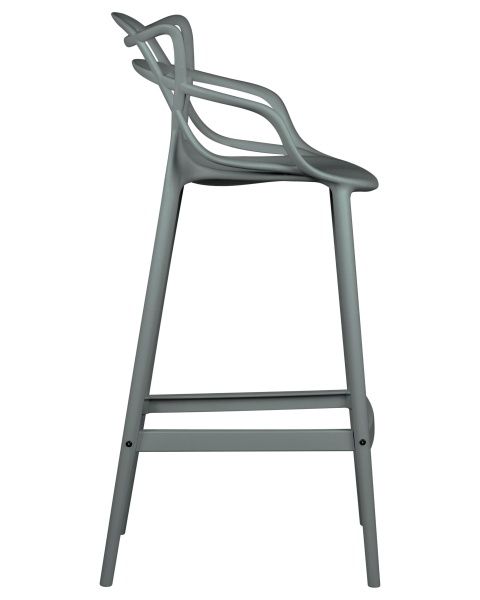 Стул барный MASTERS BAR (цвет серый) для кафе, ресторанов и кухни