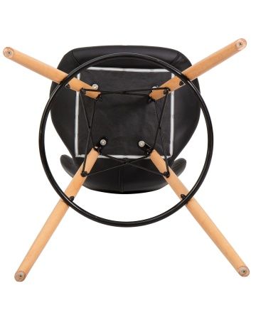 Купить Стул барный BUTTERFLY BAR (ножки светлый бук, цвет чёрный) по выгодной цене для кафе, ресторанов и кухни