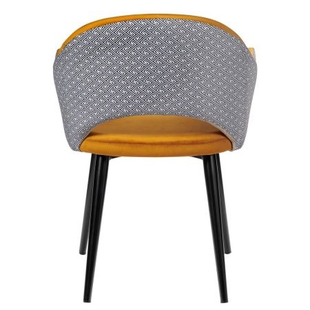 Купить Стул Bruno горчичный с жаккардом в интернет-магазине КупиКресла.ру