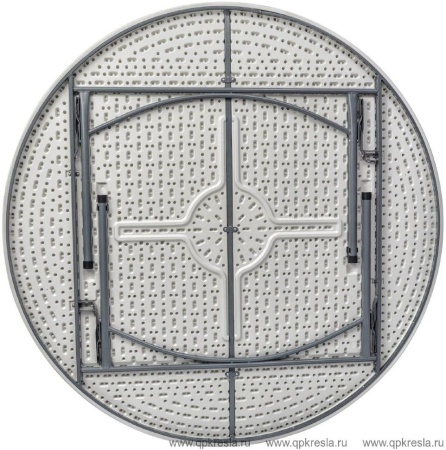 Стол складной круглый 180 Белый