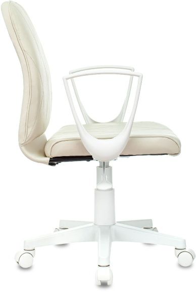 Кресло Бюрократ CH-W327 слоновая кость OR-10 эко.кожа крестов. пластик пластик белый | Купить в КупиКресла.ру