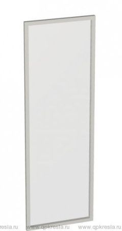 Дверь стеклянная матовая в алюминиевой рамке V-4.4.1