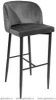 Барный стул Оскар Велюр Серый для кафе, ресторанов и кухни