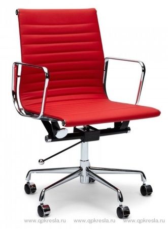 Кресло Eames (Эймс) Ribbed красное