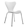 Стул Seven белый с хромированными ножками