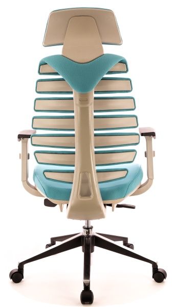 Кресло Everprof Ergo Grey ткань бирюзовый Кресло Everprof Ergo Grey ткань бирюзовый