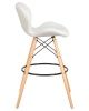 Купить Стул барный BUTTERFLY BAR (ножки светлый бук, цвет белый) по выгодной цене для кафе, ресторанов и кухни