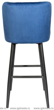 Барный стул Ститч Велюр Серый