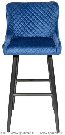 Барный стул Ститч Велюр Серый