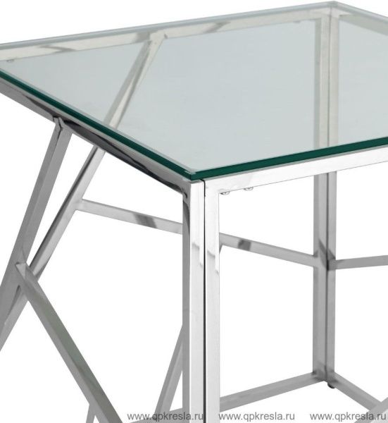 Журнальный столик АРТ ДЕКО 55 Серебро