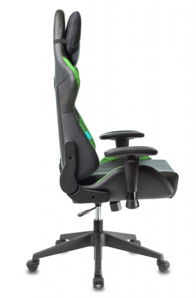 Кресло игровое Zombie VIKING 5 AERO черный/салатовый искусственная кожа с подголов. крестовина пластик | Купить в КупиКресла.ру