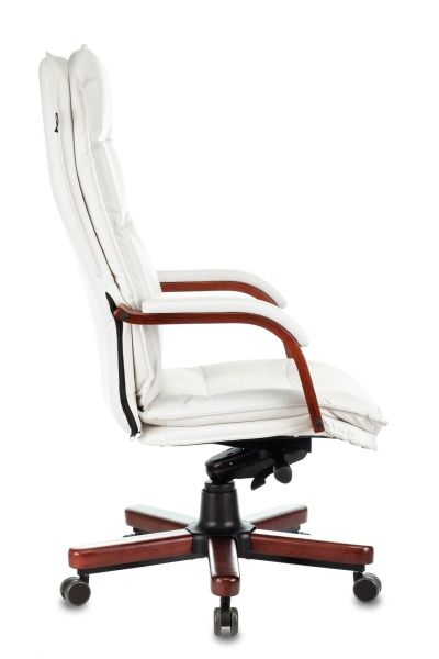 Купить Кресло руководителя Бюрократ T-9927WALNUT слоновая кость кожа крестовина металл/дерево по низкой цене Кресло руководителя Бюрократ T-9927WALNUT слоновая кость кожа крестовина металл/дерево | Купить в КупиКресла.ру