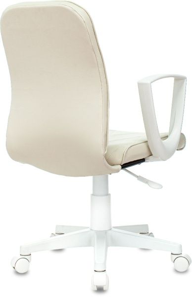 Кресло Бюрократ CH-W327 слоновая кость OR-10 эко.кожа крестов. пластик пластик белый | Купить в КупиКресла.ру