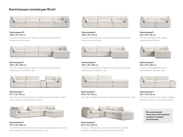 Купить Диван Rivoli по низкой цене