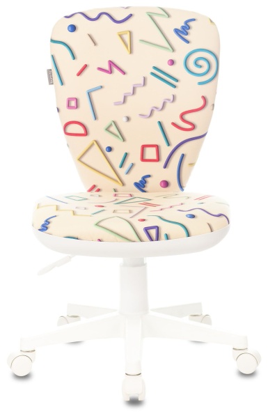 Купить Кресло детское Бюрократ KD-W10 песочный Sticks 02 крестовина пластик пластик белый по низкой цене Кресло детское Бюрократ KD-W10 песочный Sticks 02 крестовина пластик пластик белый | Купить в КупиКресла.ру