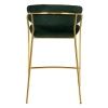 Купить Стул полубарный Turin зеленый с золотыми ножками по выгодной цене в интернет-магазине КупиКресла.ру с доставкой по Москве и всей России. Купить Стул полубарный Turin зеленый с золотыми ножками по выгодной цене для кафе, ресторанов и кухни