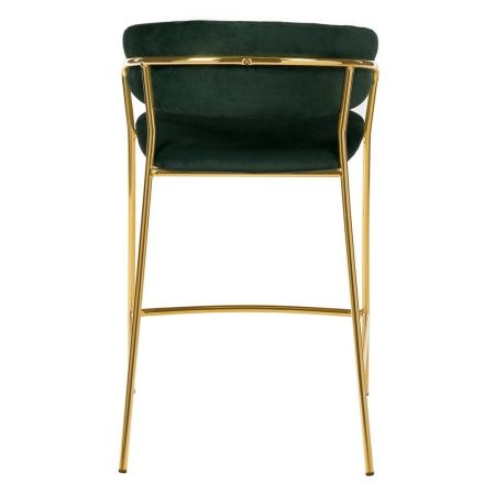 Купить Стул полубарный Turin зеленый с золотыми ножками по выгодной цене в интернет-магазине КупиКресла.ру с доставкой по Москве и всей России. Купить Стул полубарный Turin зеленый с золотыми ножками по выгодной цене для кафе, ресторанов и кухни