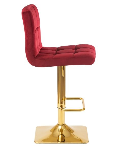 Стул барный GOLDIE (бордовый велюр (MJ9-43))
