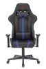 Кресла для геймеров - Кресло игровое Zombie A4 черный/синий искусственная кожа с подголов. крестовина пластик