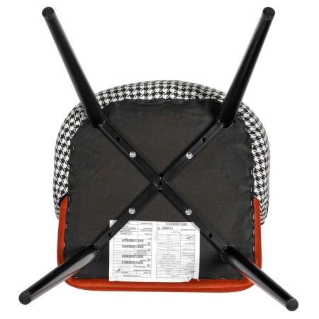 Купить Стул Paola оранжевый с жаккардом по низкой цене Купить Стул Paola оранжевый с жаккардом в интернет-магазине КупиКресла.ру