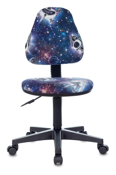 Кресло детское Бюрократ KD-4 синий космопузики крестов. пластик Кресло детское Бюрократ KD-4 синий космопузики крестов. пластик