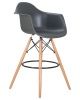 Купить Стул барный DAW BAR (ножки светлый бук, цвет серый) по выгодной цене для кафе, ресторанов и кухни
