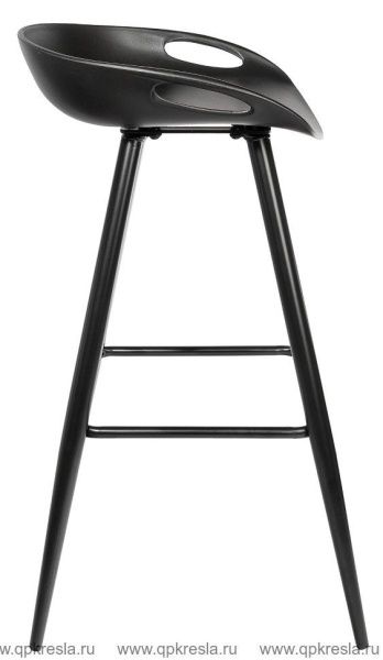 Барный стул ФЛЭШ Пластик Черный