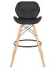 Купить Стул барный BUTTERFLY BAR (ножки светлый бук, цвет чёрный) по выгодной цене для кафе, ресторанов и кухни