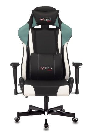 Кресла для геймеров - Кресло игровое Zombie VIKING TANK черный/серый/белый искусственная кожа с подголов. крестовина металл