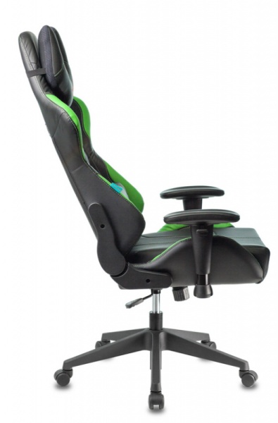 Кресло игровое Zombie VIKING 5 AERO черный/салатовый искусственная кожа с подголов. крестовина пластик | Купить в КупиКресла.ру