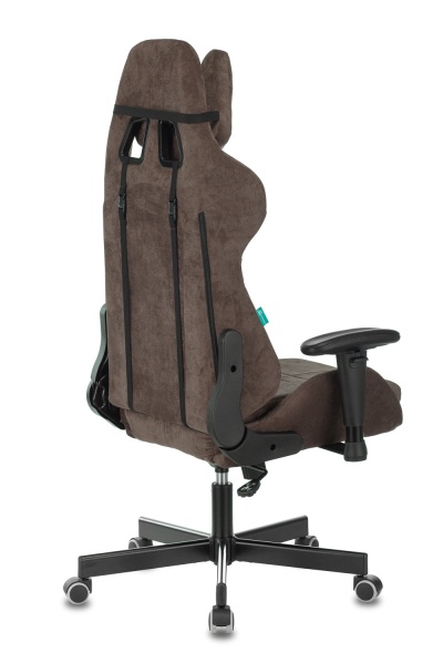 Кресло игровое Zombie VIKING KNIGHT Fabric темно-коричневый Light-10 с подголов. крестовина металл | Купить в КупиКресла.ру