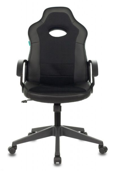 Кресло игровое Zombie VIKING-11 черный искусст.кожа/ткань крестовина пластик | Купить в КупиКресла.ру