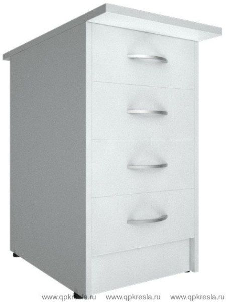 Купить Тумба приставная (4 ящика, с замком) А.ТП-4.2 по низкой цене Купить Тумба приставная (4 ящика, с замком) А.ТП-4.2 по низкой цене