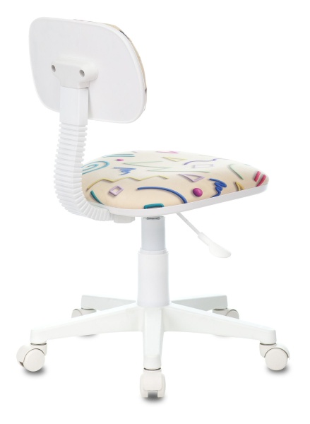 Кресло детское Бюрократ CH-W201NX песочный Sticks 02 крестовина пластик пластик белый Кресло детское Бюрократ CH-W201NX песочный Sticks 02 крестовина пластик пластик белый