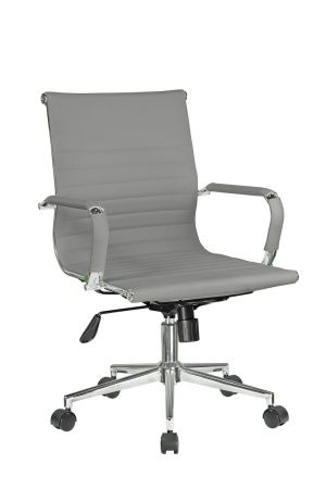 Кресло 6002-2 S (Экокожа Серый)