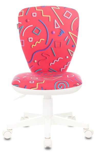 Купить Кресло детское Бюрократ KD-W10 малиновый Sticks 05 крестовина пластик пластик белый по низкой цене Кресло детское Бюрократ KD-W10 малиновый Sticks 05 крестовина пластик пластик белый | Купить в КупиКресла.ру