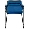 Купить Стул Napoli синий с черными ножками в интернет-магазине КупиКресла.ру