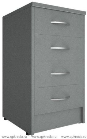 Тумба приставная (4 ящика, с замком) А.ТП-4