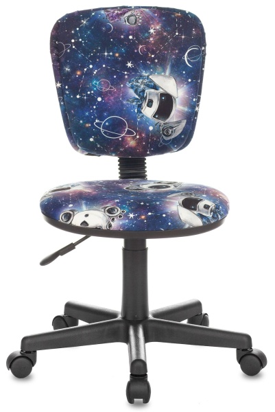 Кресло детское Бюрократ CH-204NX синий космопузики крестовина пластик Кресло детское Бюрократ CH-204NX синий космопузики крестовина пластик