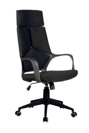 Кресло 8989 (черный пластик) (Ткань Черный)