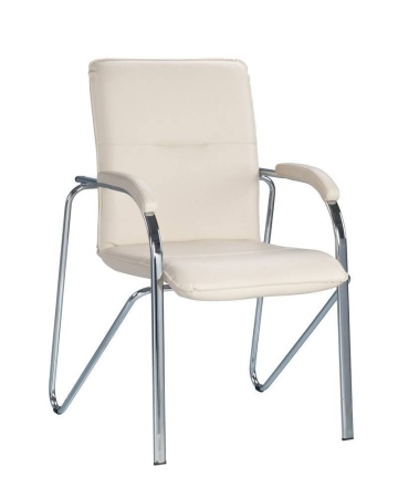 Офисный стул Samba Soft (Самба софт)  Nowystyl (Искусственная кожа V 18 кремовый)