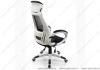Кресло руководителя 109BL белый пластик/черная сетка