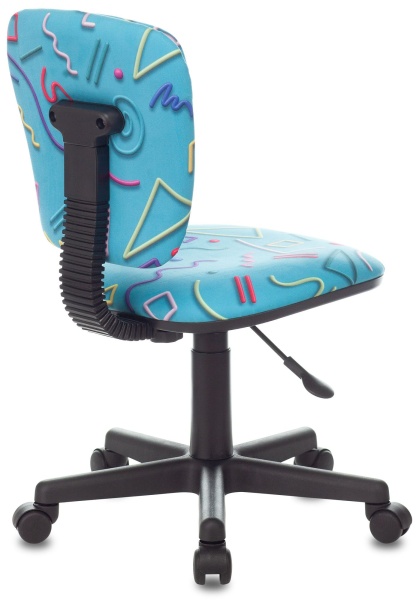 Кресло детское Бюрократ CH-204NX голубой Sticks 06 крестовина пластик Кресло детское Бюрократ CH-204NX голубой Sticks 06 крестовина пластик