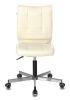 Офисные кресла - Кресло Бюрократ CH-330M бежевый Orion-10 эко.кожа крестовина металл хром