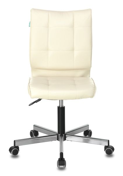 Кресло Бюрократ CH-330M бежевый Orion-10 эко.кожа крестовина металл хром | Купить в КупиКресла.ру