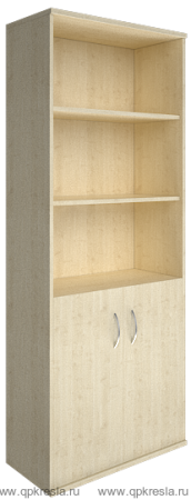 Шкаф высокий широкий (2 низкие двери ЛДСП) А.СТ-1.1